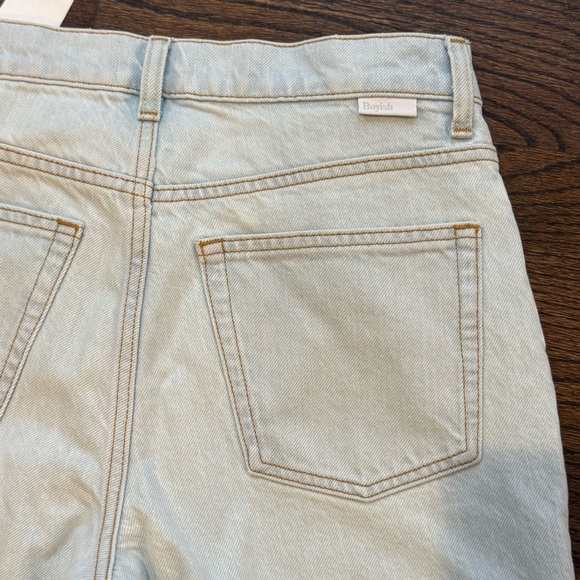 NWT Boyish The Billy High Rise Skinny Tommy Style Stagecoach Wash Raw Hem Jeans - Picture 11 of 11